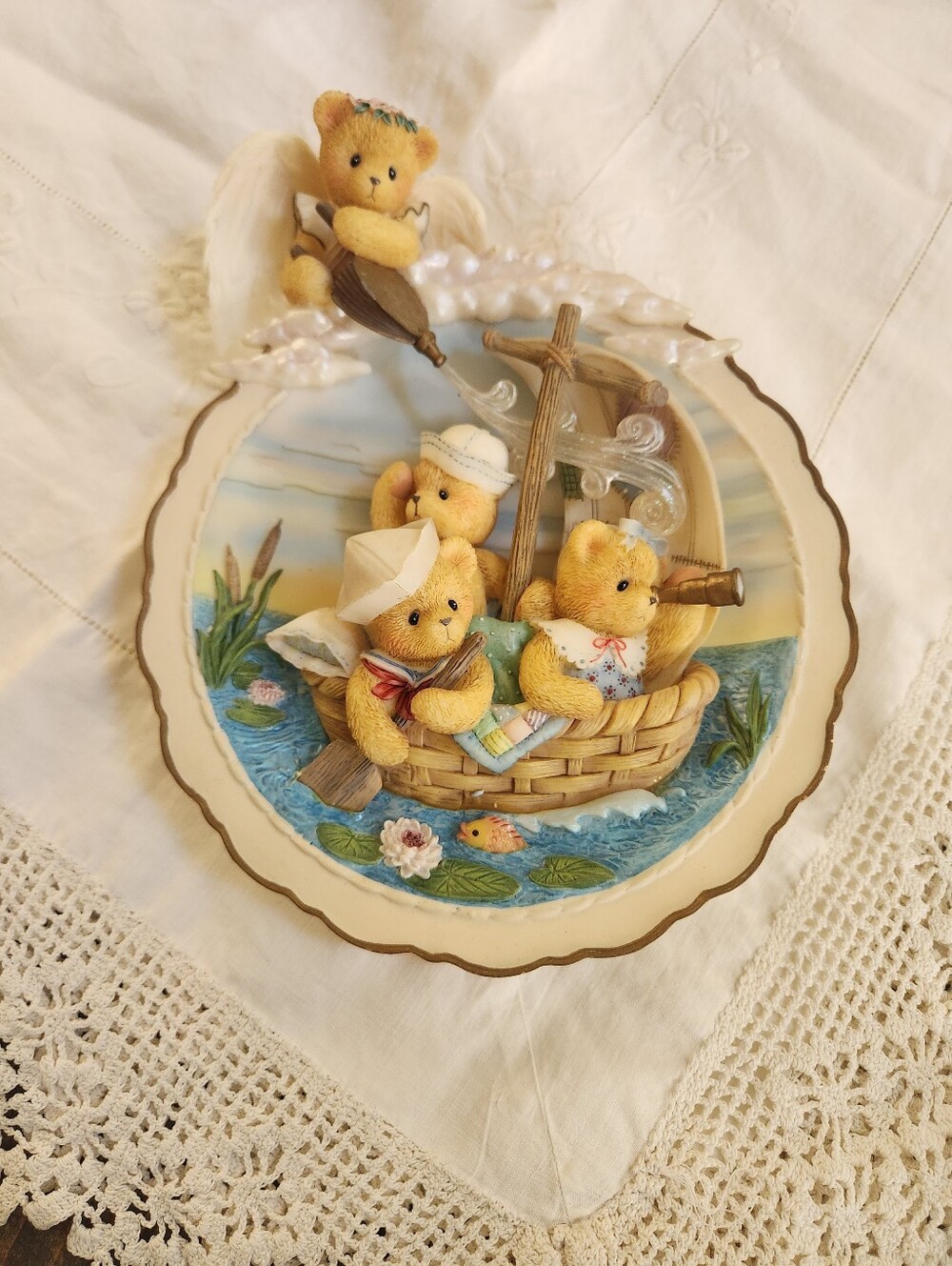 Cherished Teddies - Three Teddies in a Tub